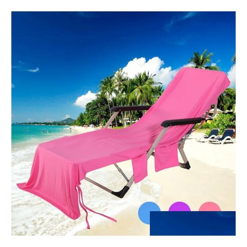 microfiber cold lounge chair cover quickdry beach chair cover blankets portable with strap beach towels blanket