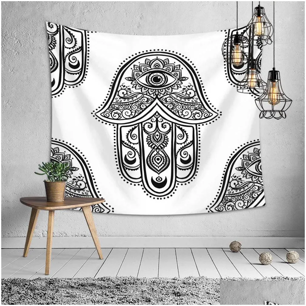 bedroom wall hanging tapestry decoration euramerican divination astrology printing tablecloth bed sheet yoga mat beach towel party