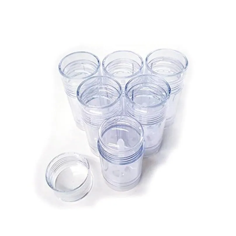 storage bottles jars 20pcs/lot 30ml as clear transparency bottom filling stick deodorant container twist up tube 1oz