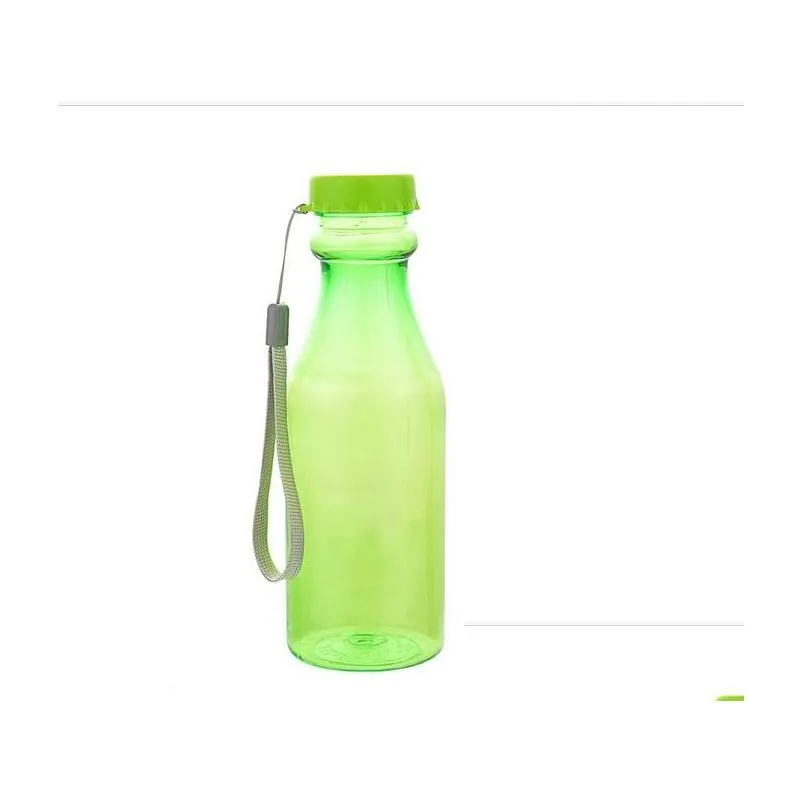 550ml plastic sports bottles for water leakproof yoga gym fitness shaker unbreakable bottle fit children