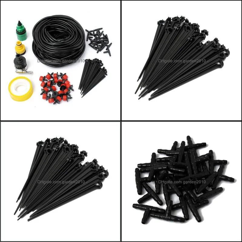 micro flow drip watering irrigation kits system self plant garden hose watering kits