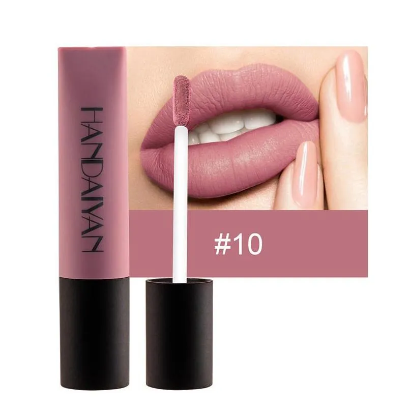 velvet air lip gloss liquid matte lipstick waterproof nonstick cup easy to color handaiyan makeup lips