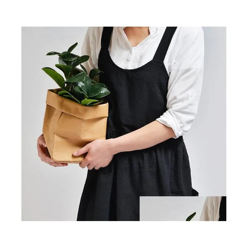 cotton skirt apron women bib apron coffee shops and flower