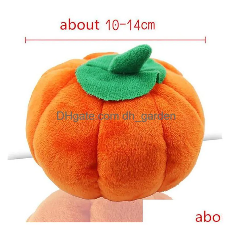 animals cartoon dog toys stuffed squeaking pet toy cute plush puzzle dogs cat chew squeaker squeaky toy for pet pumpkin