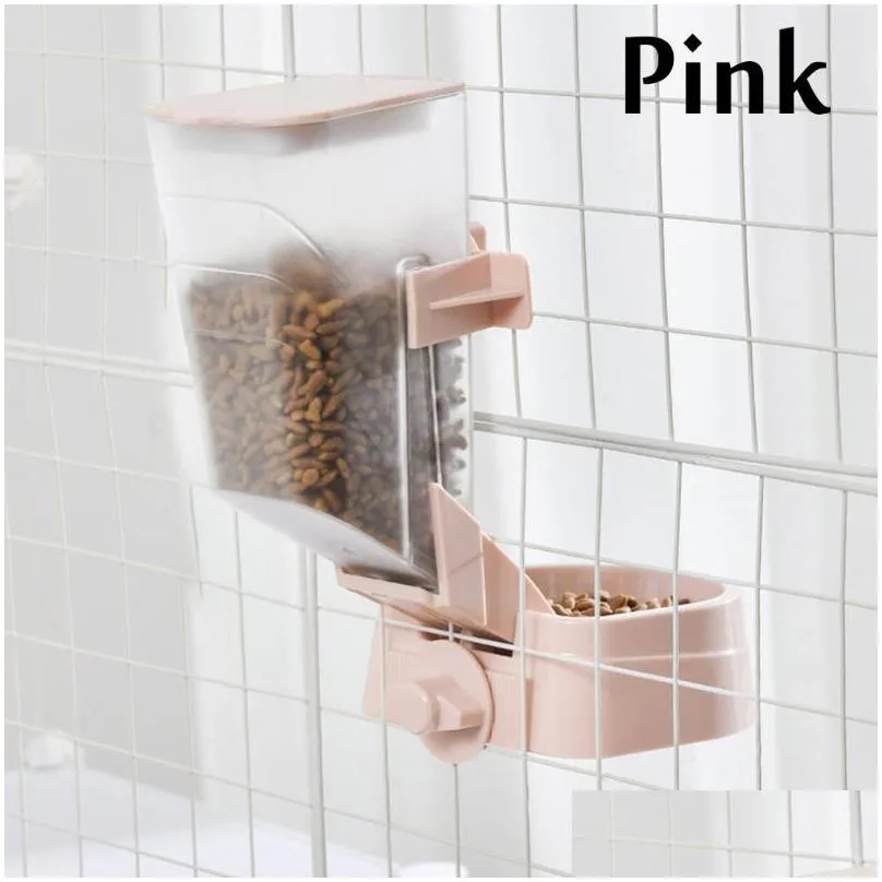 dog bowls feeders 2l pet hanging food dispenser multipurpose cats parrots birds foodstuff feeder cage device adjusted hangable bowl