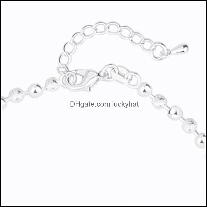 anklets bracelet jewelry summer fashion chain for women beach party beads bracelet girl gifts drop delivery 74 d3