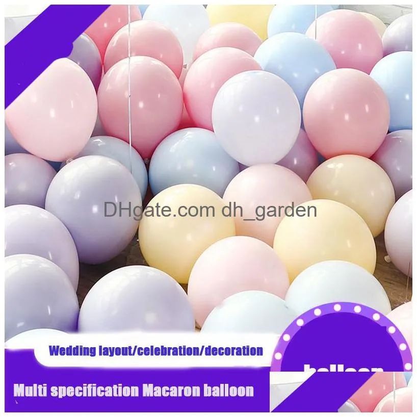 party supplies thickened macaron balloon wholesale 10 inch 2.2g birthday decoration wedding decoration set ece 1