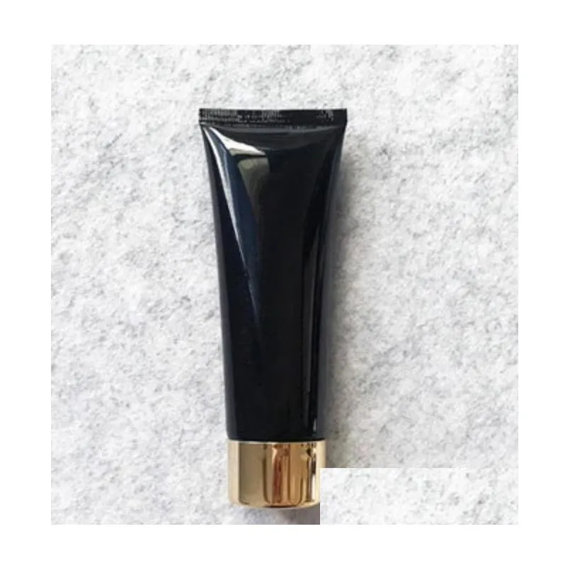 100g black plastic cosmetic cream bottle 100ml facial cleanser lotion tube el supply shampoo packing bottles