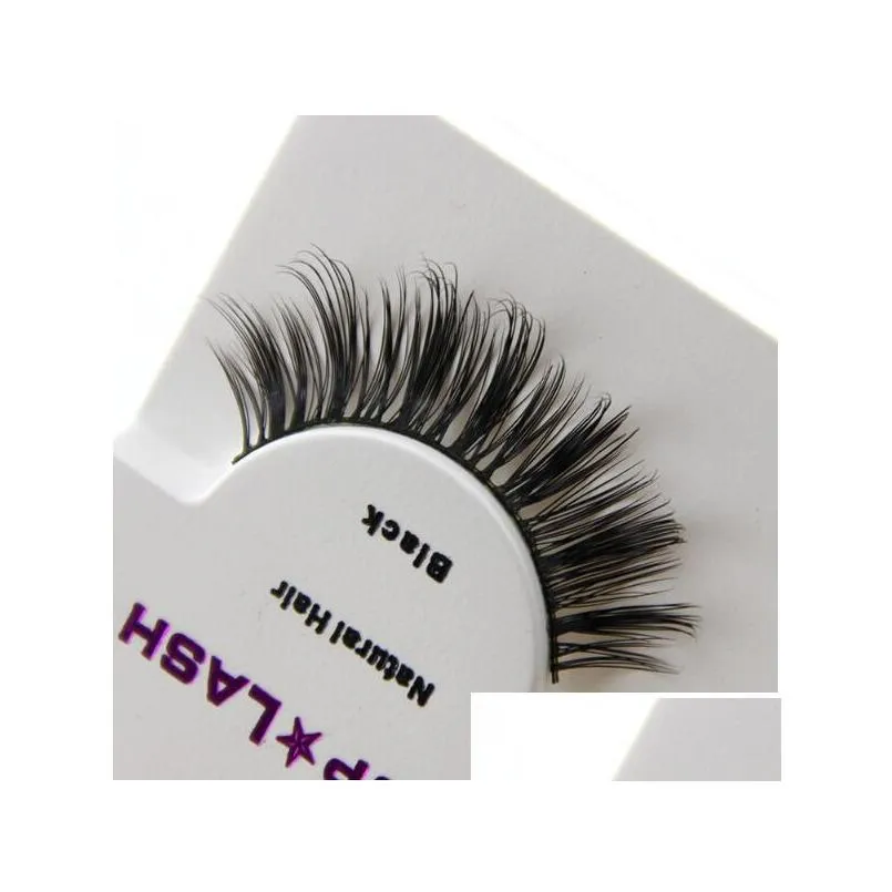 10 pair women black luxurious real mink natural thick eye lashes soft long handmade false eyelashes makeup extension beauty tools