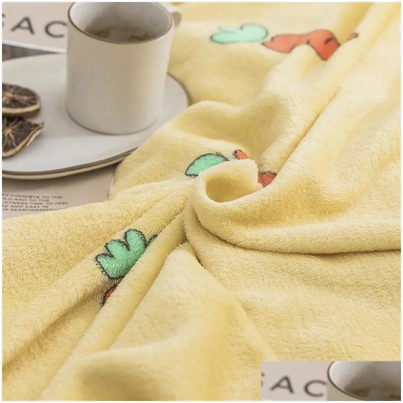 cartoon yellow bed blanket for adult kid coral fleece school office bed sofa throw blankets 150x200 200x230cm bedspread bedlinen1