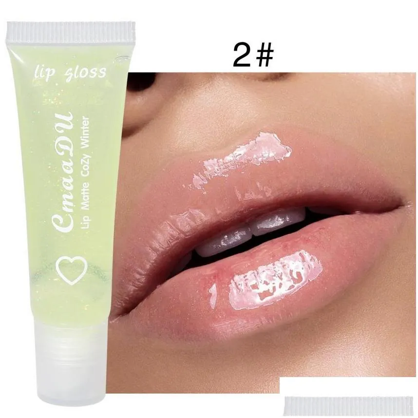 six colors lip gloss lips glaze cmaadu brand matte cozy winter lips balm transparent moisturizing lipgloss 10ml