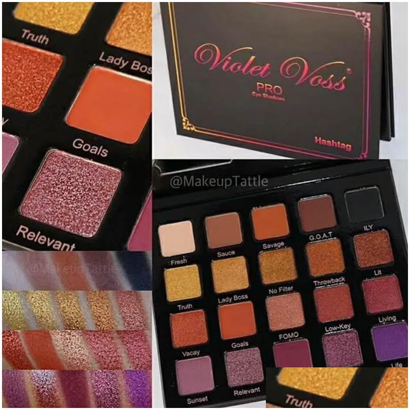 2018 new year and violet voss pro eye shadow palette 20 colors eyeshadow palette top quality shipppiing
