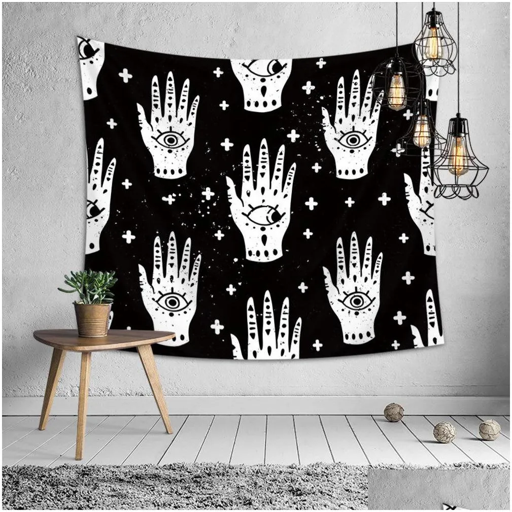 bedroom wall hanging tapestry decoration euramerican divination astrology printing tablecloth bed sheet yoga mat beach towel party