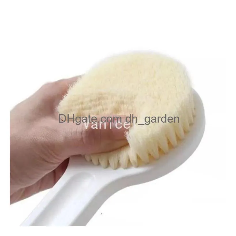 bath brushes dry skin body spa massage brush plastic shower body brushs with long handle by sea t2i52516