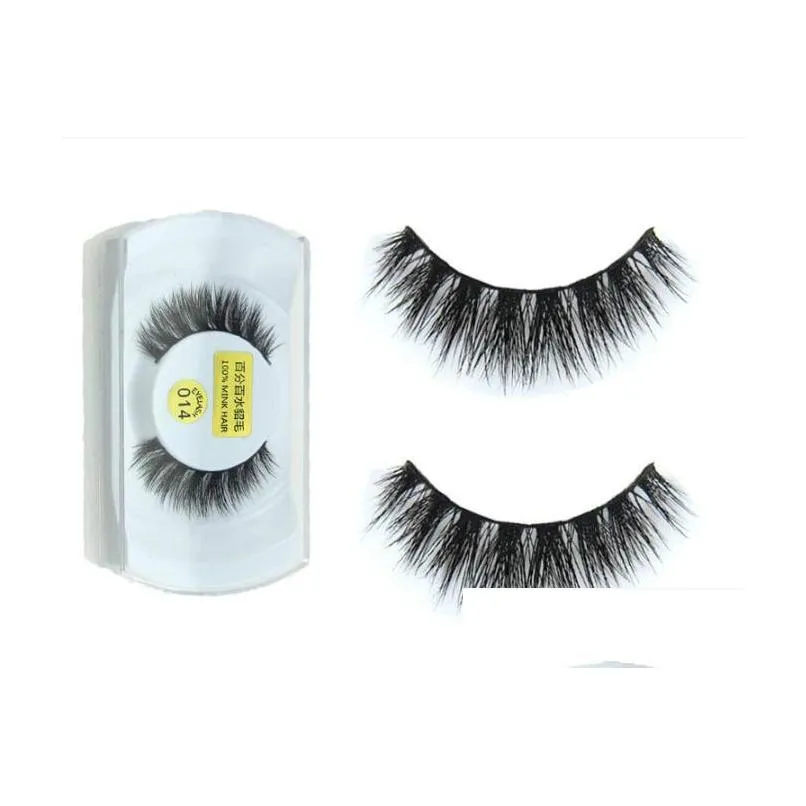 new beauty tools 1 lot 100 real mink natural thick false eyelashes eye lashes makeup extension