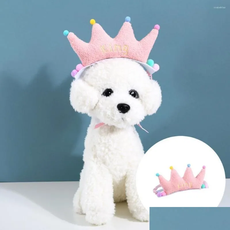 dog apparel lovely flannel pet princess hat headdress skin friendly dressup