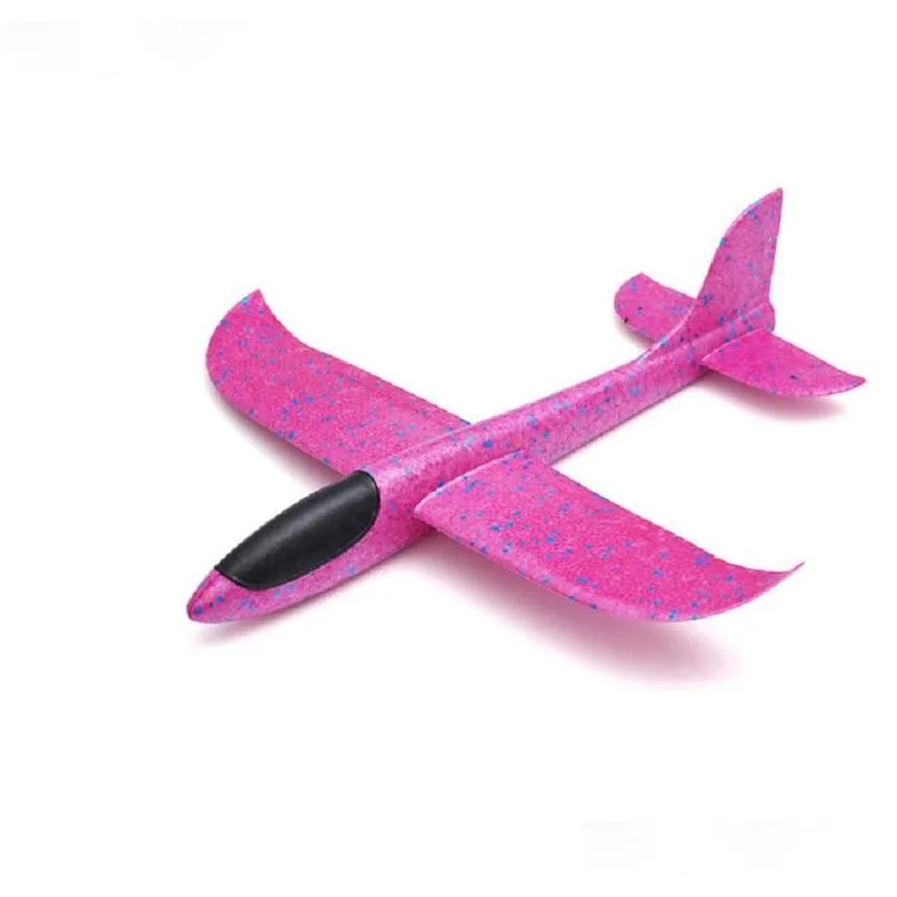 childrens day party supplies gift for 30cm kid airplane toy hand throwing foam plane model outdoor fun game fy0014