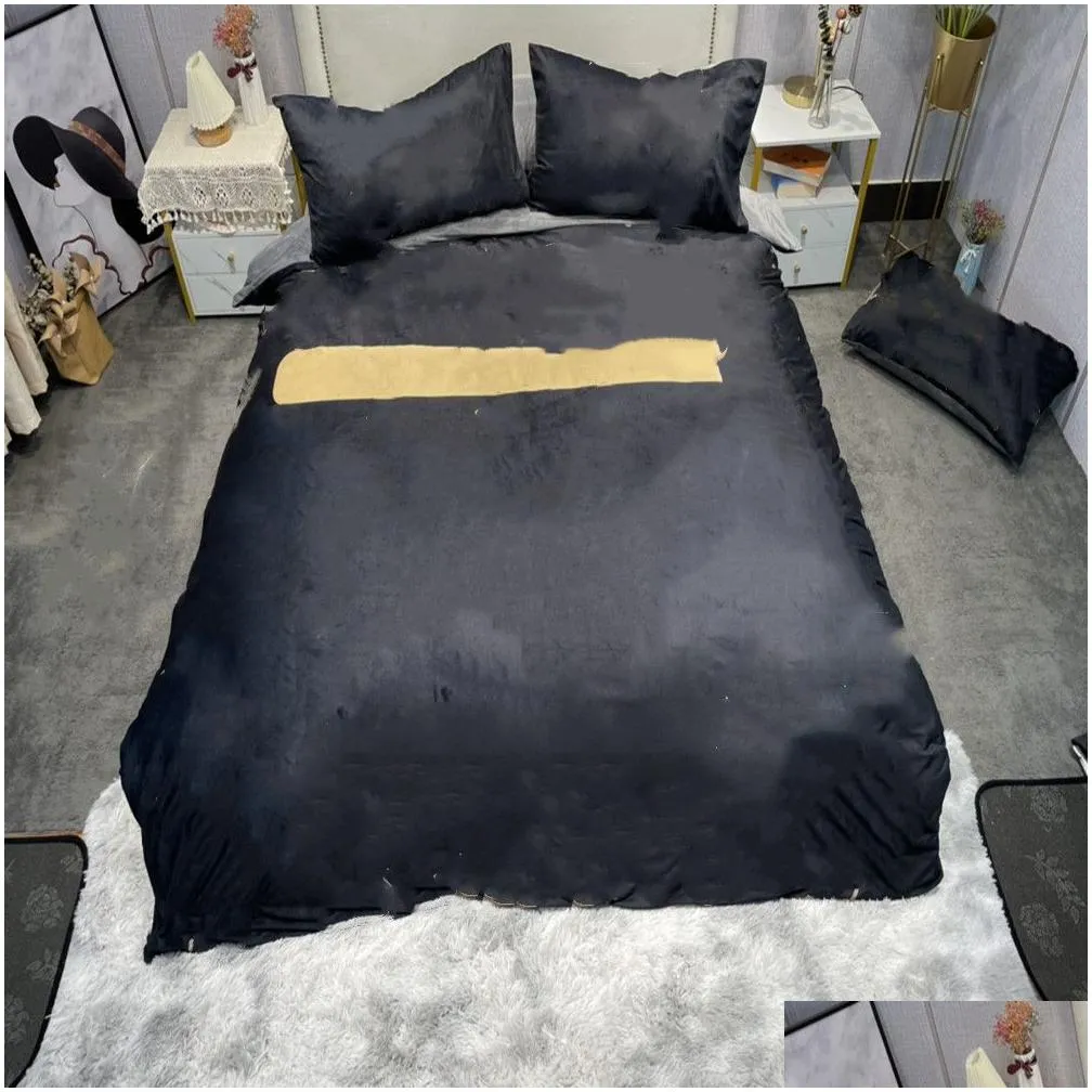 autumn designer bed comforters sets bedding set tencel duvet sheet beddings sets 4pcs quilt covers ht1761