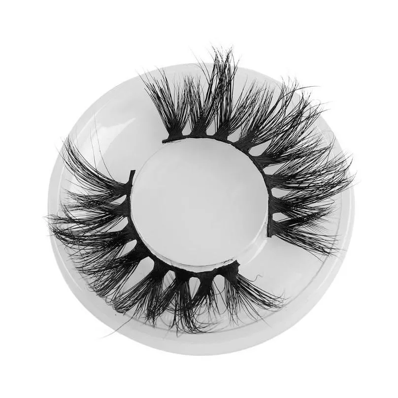 lekgvd 25mm lashes long 6d 100 mink hair false eyelashes thick cross wispy fluffy lashes mink extension beauty makeup