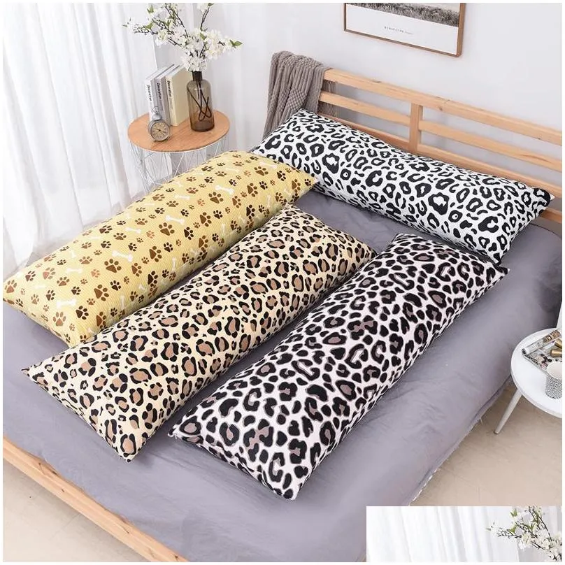pillow case short plush long 50x70 super soft zebra print body cover with hidden zipper decorative pillowcases bedding