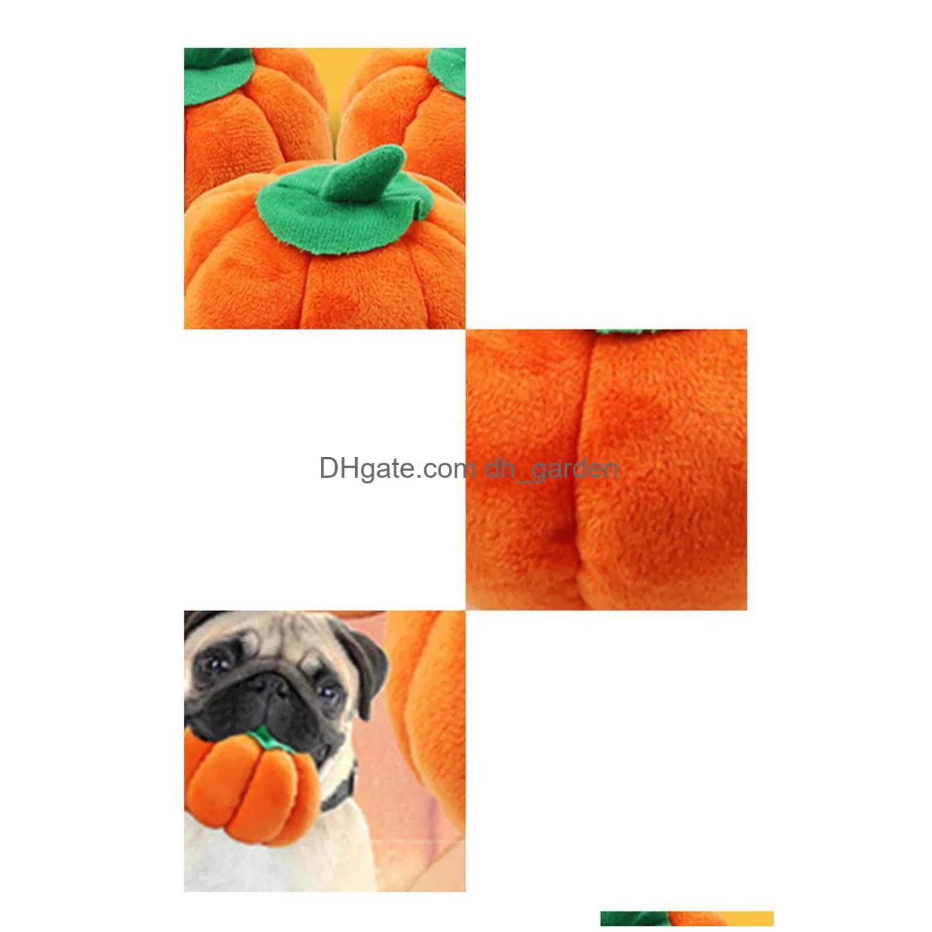 animals cartoon dog toys stuffed squeaking pet toy cute plush puzzle dogs cat chew squeaker squeaky toy for pet pumpkin