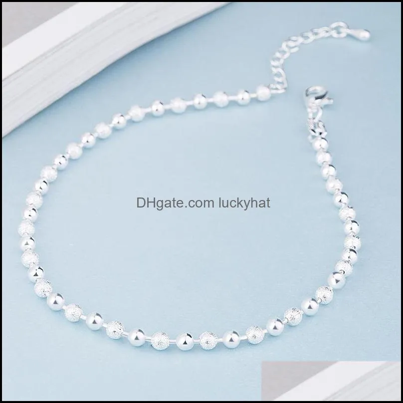 anklets bracelet jewelry summer fashion chain for women beach party beads bracelet girl gifts drop delivery 74 d3