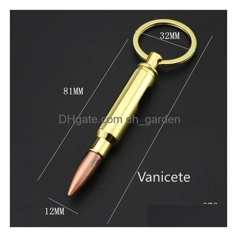 kitchen tools metal bullet bottle opener key chain red wine retro bullet key chain bar openers small gift zc451