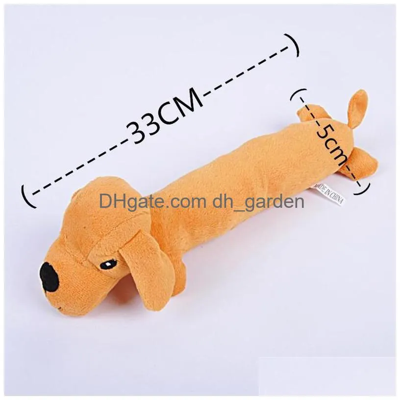 pet dog cat funny fleece durability plush dog toys squeak chew sound toy fit for all pets long dog plush toys