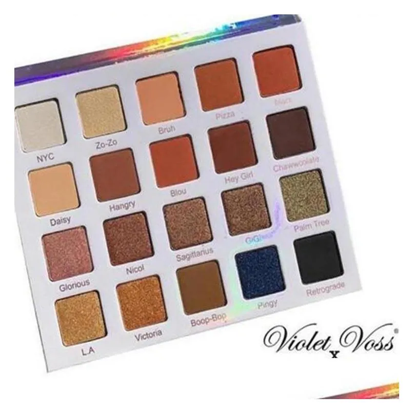 2018 new year and violet voss pro eye shadow palette 20 colors eyeshadow palette top quality shipppiing