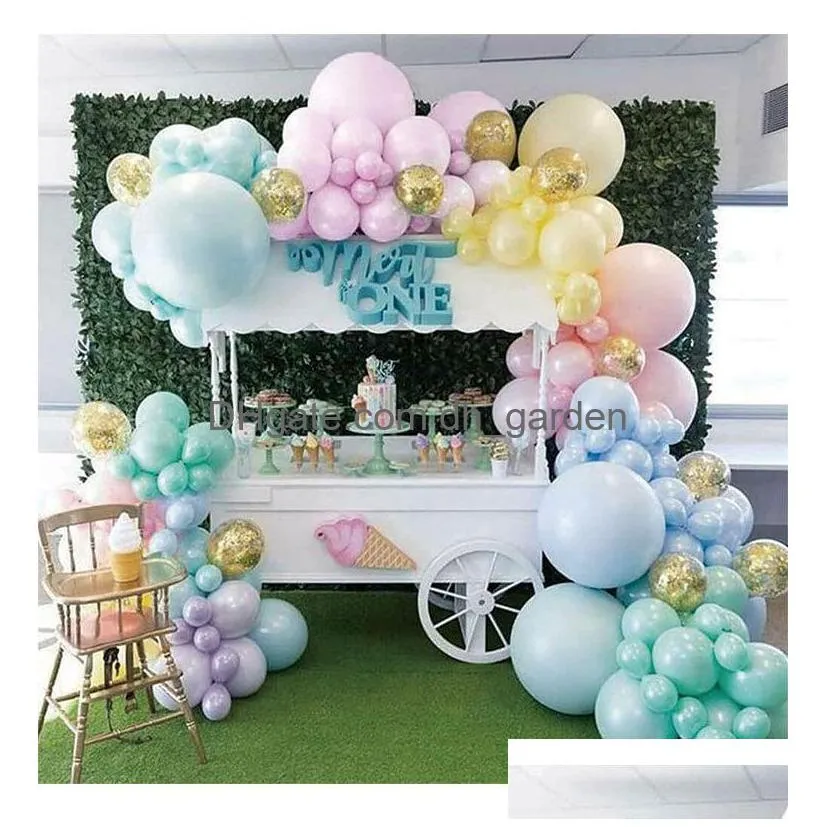 christmas party supplies macaron balloon set wedding room layout birthday party decorations latex