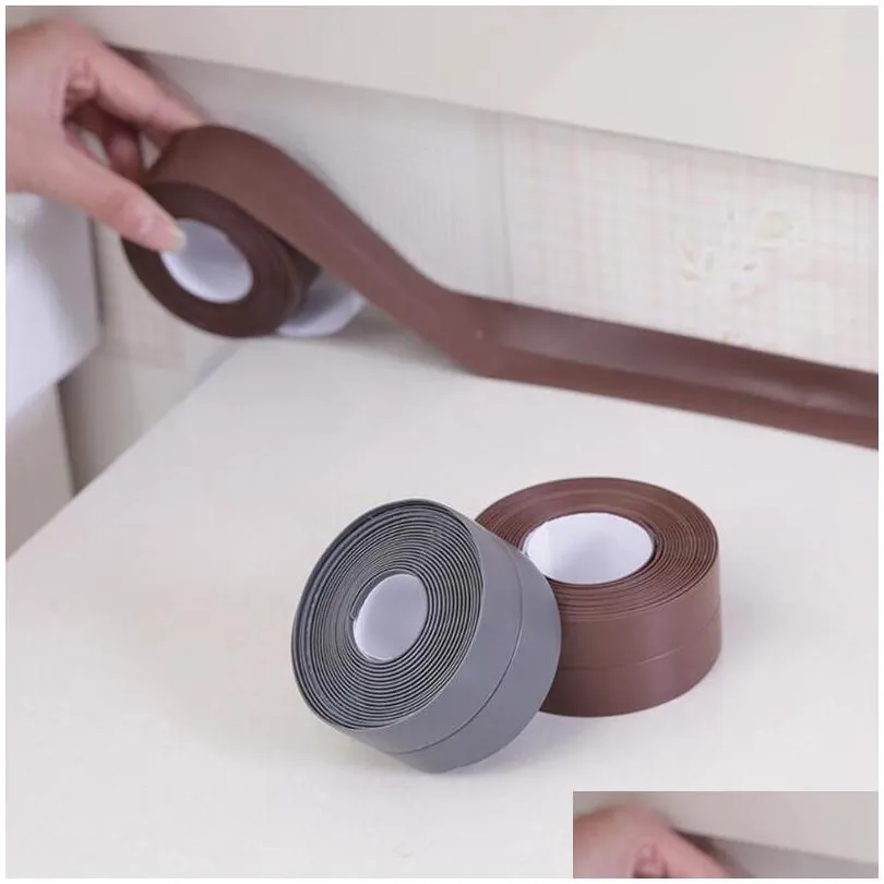 pieces of pvc tape kitchen bathroom accessories waterproof mildew proof and durable wall pool sealing 3.2mx3.8cm / 2.2cm bath accessory
