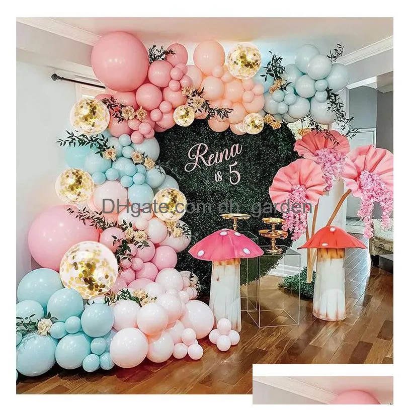 christmas party supplies macaron balloon set wedding room layout birthday party decorations latex