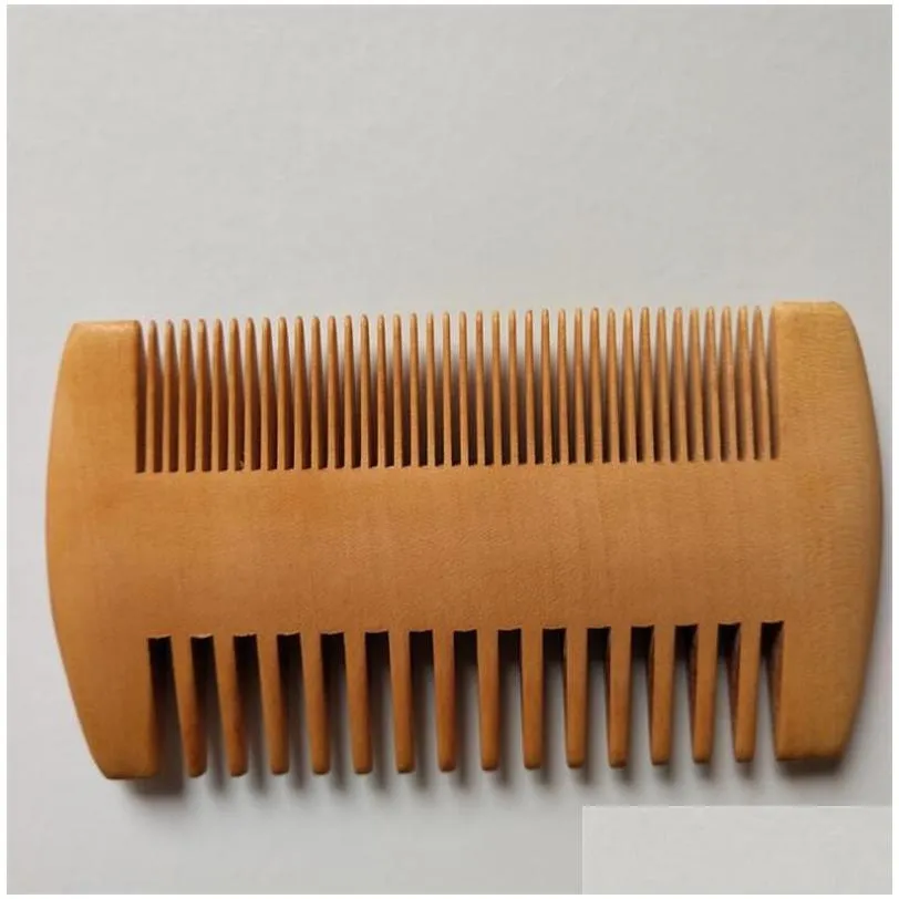 delicate wood comb custom your design beard comb customized combs laser engraved wooden hair comb for women men grooming