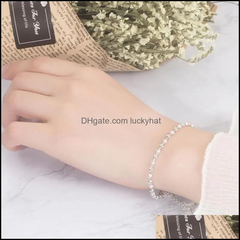 anklets bracelet jewelry summer fashion chain for women beach party beads bracelet girl gifts drop delivery 74 d3