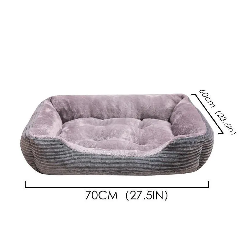 drop transport multicolor pet big dog bed warm dog house soft nest basket waterproof kennel cat puppy large kennel1