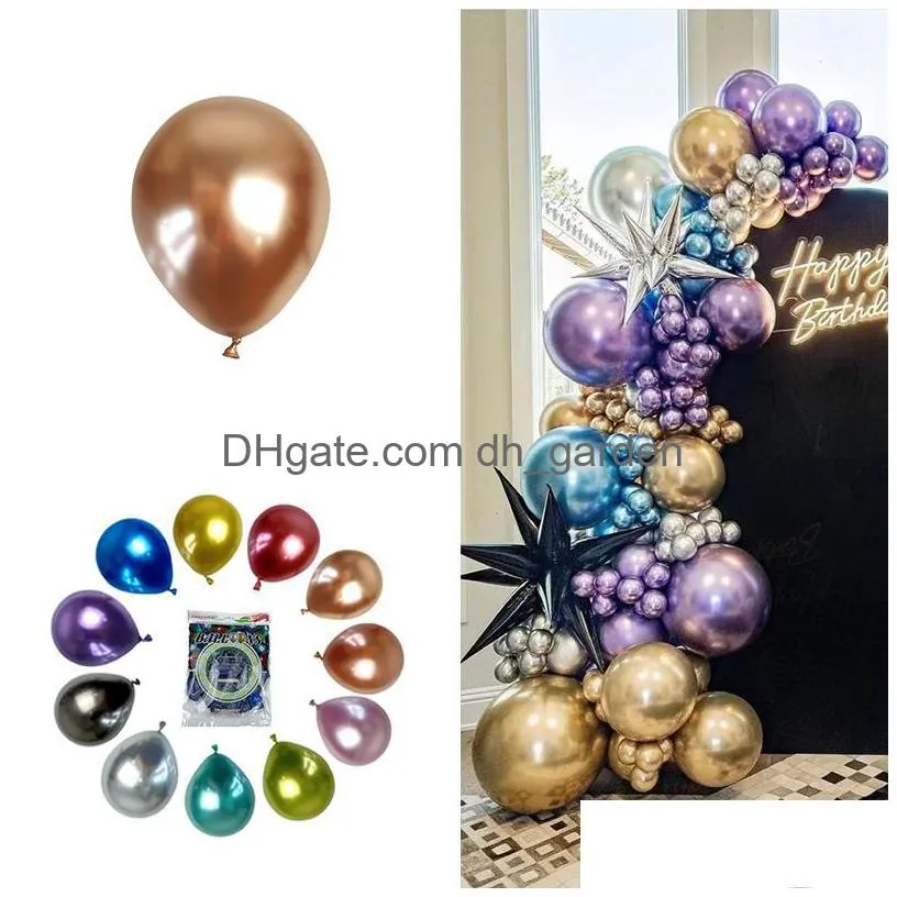 christmas party supplies 12 inch 2.8g latex inflatable balloon birthday decoration