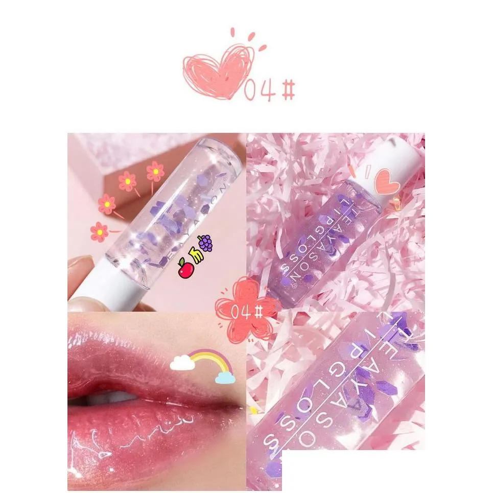 luxury lip oil design lips balm glimmer transparent pearlescent white base hydrating 4ml ball rolling makeup