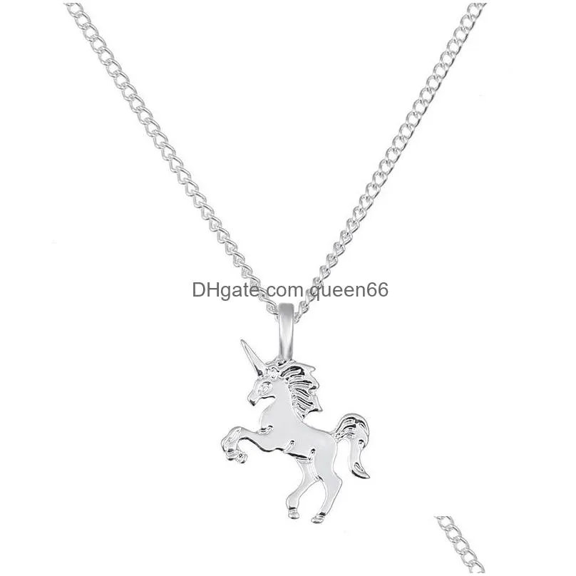fashion jewelry necklace horse pendant necklace
