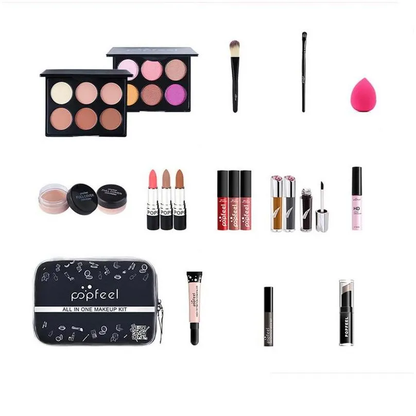 popfeel makeup collection 20 pieces per set christmas big box makeup kit