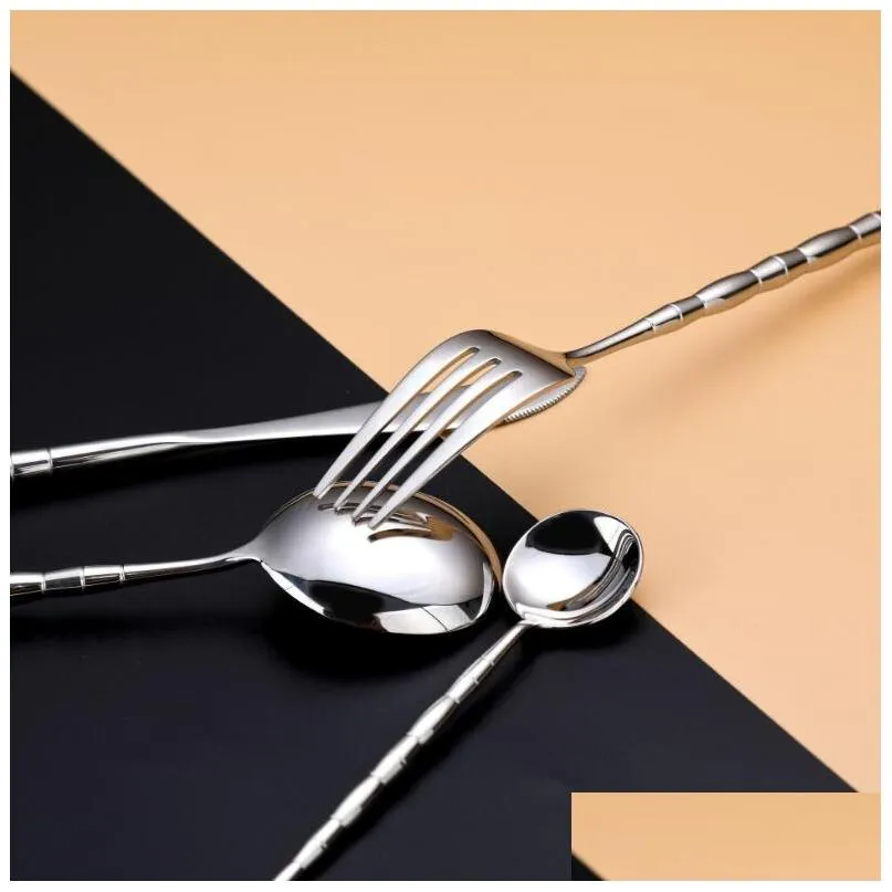 portugal flatware set spoon fork knife tea spoon cutlery sets dinnerware kit 304 stainless steel dinnerware set for wedding party