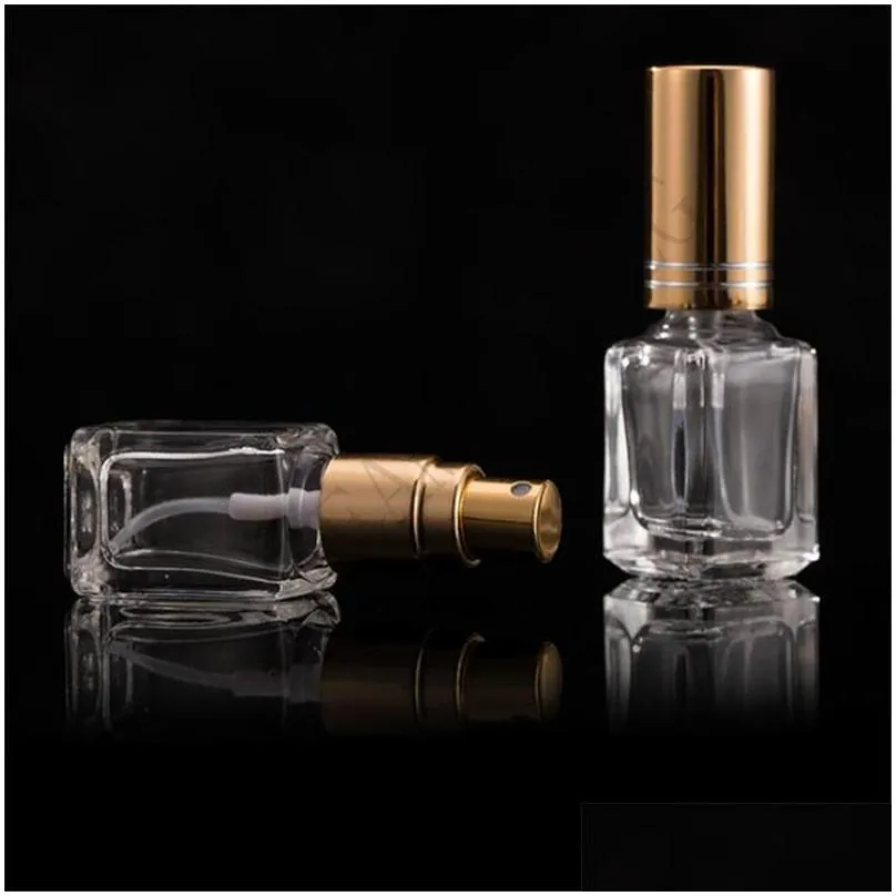 5ml/10ml spray perfume bottle durable travel refillable empty cosmetic container perfume bottle atomizer glass refillable bottles