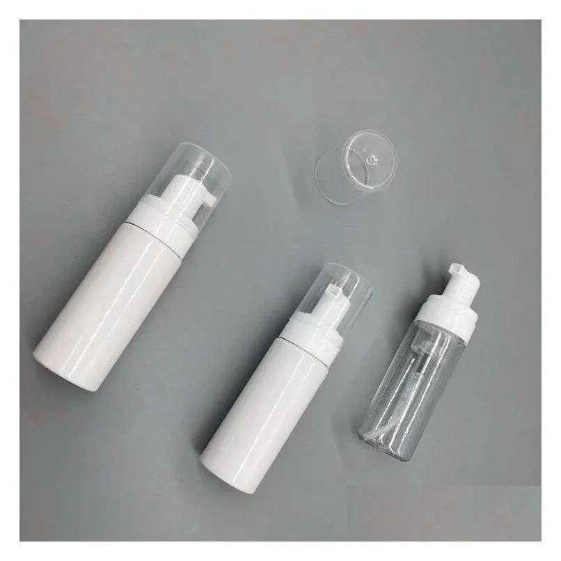 quality white clear 30ml 60ml plastic soap dispenser bottle clear white foam pump bottle soap mousses liquid dispenser foaming bottle