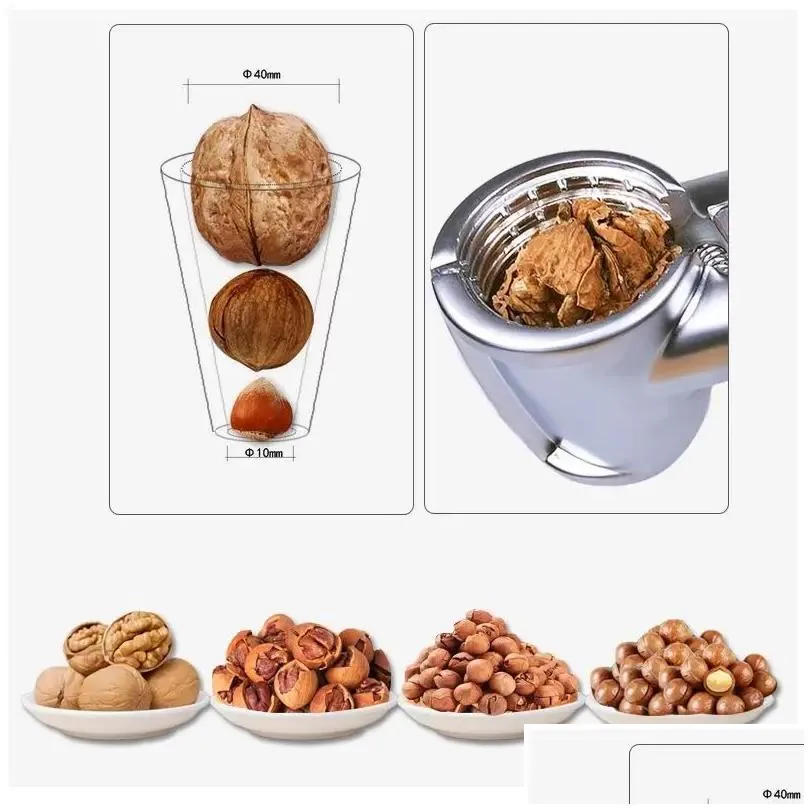 household manual walnut pliers heavyduty walnut cracker 1221