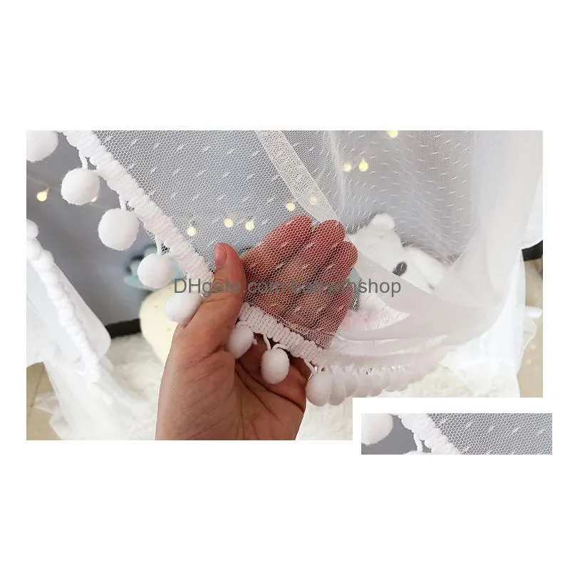 crib netting baby mosquito net bed canopy play tent for children kids play house canopy bed curtain for bedroom girl princess decoration room