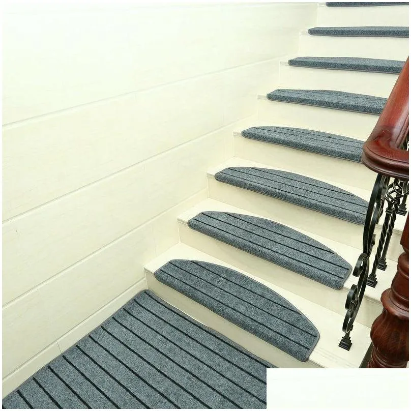 carpets modern stripes stairs mat adhesive carpet stair treads nonslip staircase rug cover protection 15pcs1