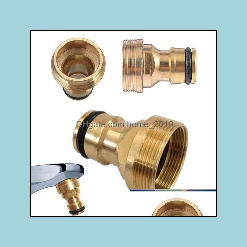 1pc brass male quick connector adaptor garden water hose pipe tap connector