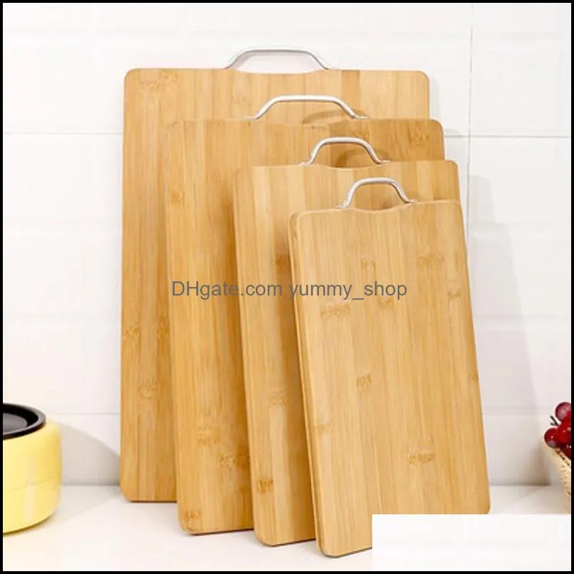 carbonized bamboo chopping blocks kitchen fruit board large thickened household cutting boards