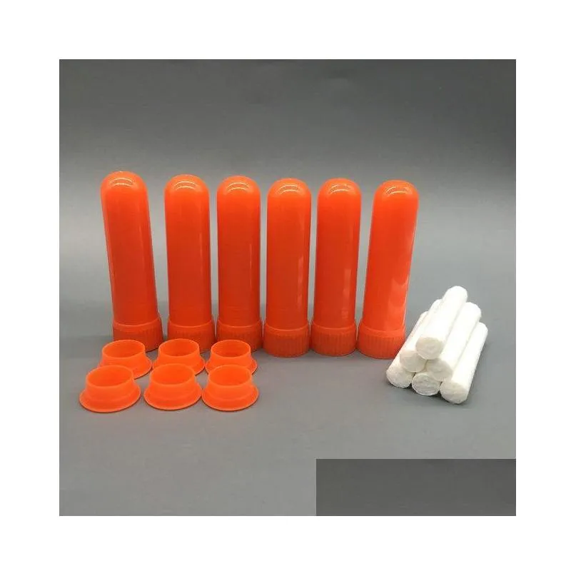 mix colored blank nasal aromatherapy inhalers blank nasal inhaler sticks for essential oil 51mm cotton wicks f0628236