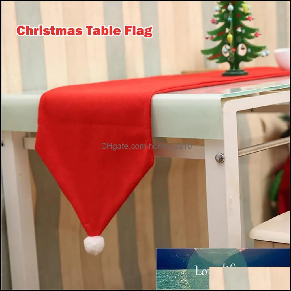 christmas table cover hat shape table runner ornament home atmosphere kitchen dining room beautiful decoration