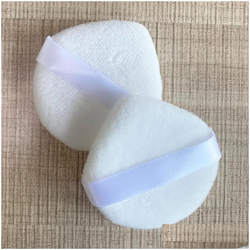 powder puff soft teardropshaped makeup puffs cosmetic foundation wedge shape velour body face with strap makeup sponges for contouring loose eye